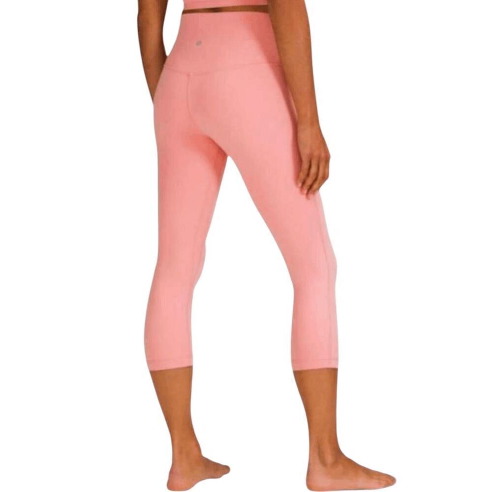 LULULEMON ATHLETICA Align Hi-Rise Crop In Pink Puff Size 2